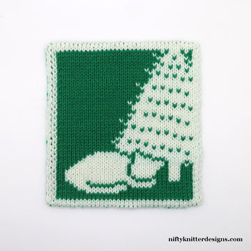 Christmas Cat Potholder