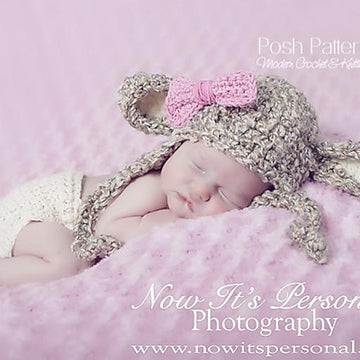 Little Lamb Earflap Hat Crochet Pattern 127