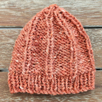 Kelsey – baby’s 5x1 rib beanie