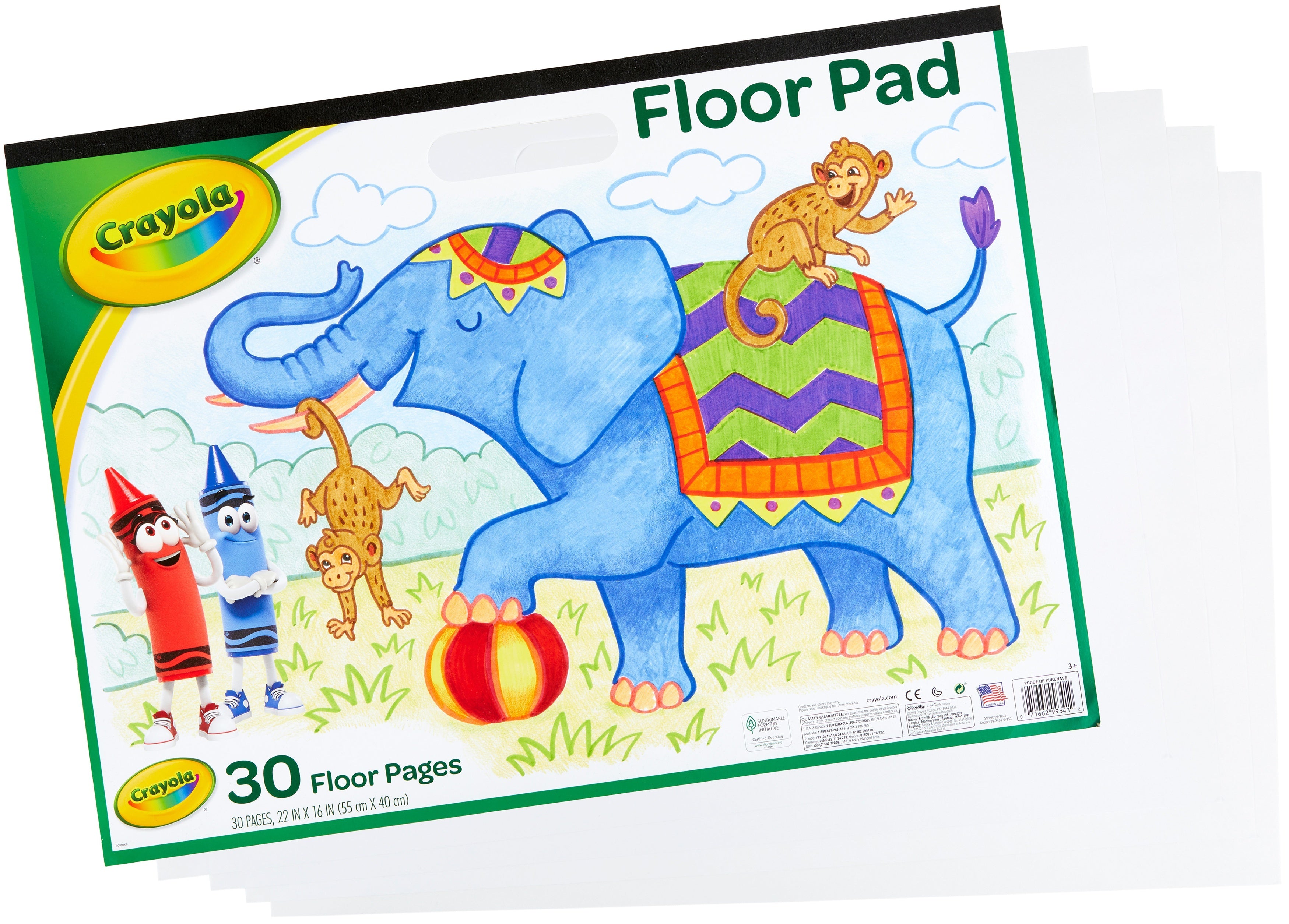 Crayola Floor Pad 22"X16" - 30 Sheets