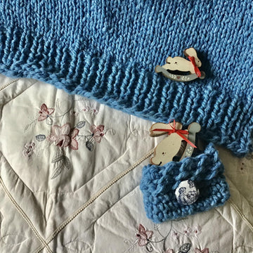 Blue Eyed Baby Blanket