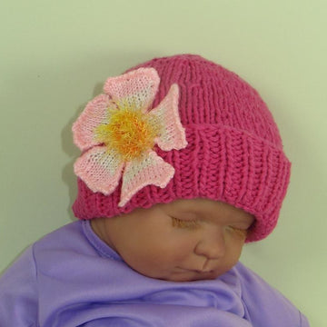 Baby Flower Beanie Hat