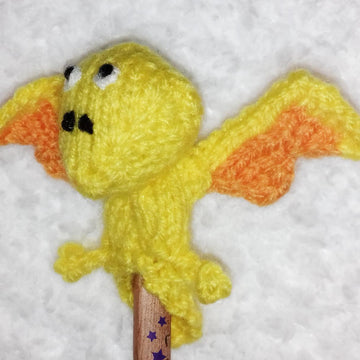 3 cartoon dinosaur finger puppets