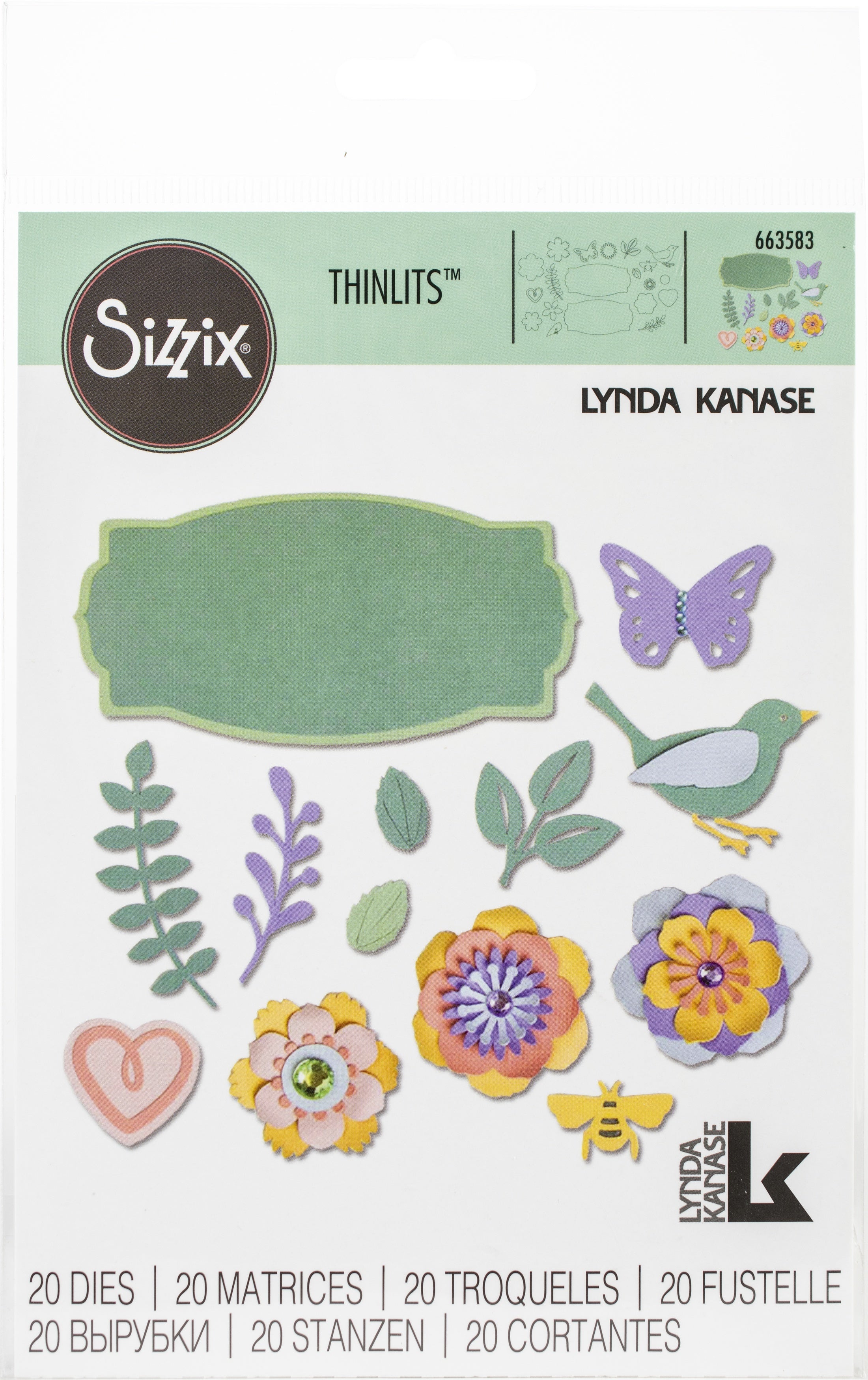 Sizzix Thinlits Dies By Lynda Kanase - Spring Things