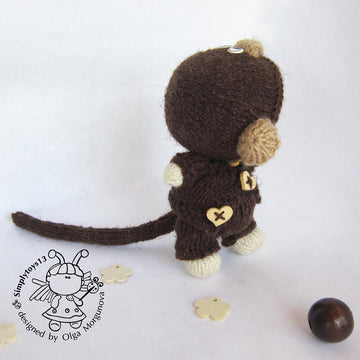 Pebble doll  Monkey