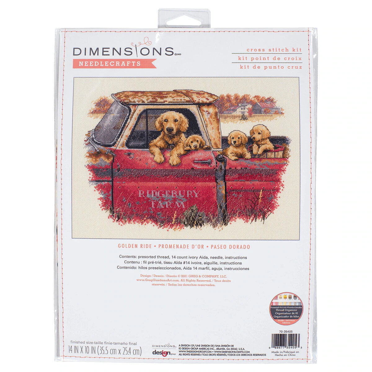 Dimensions Golden Ride Cross Stitch Kit