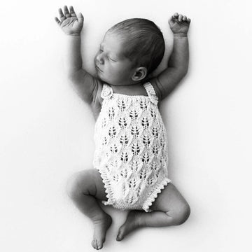 Freya2 romper and bonnet