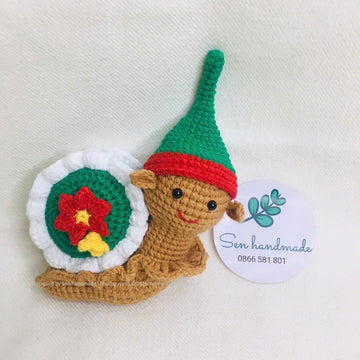 Buddy Snail- Crochet pattern - PDF file - English