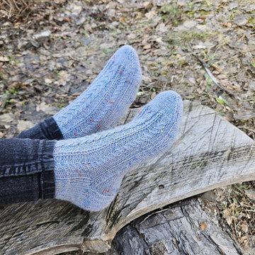 Speckled Hearts Sock