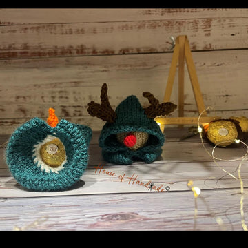 Hooded Reindeer Snowman Ferrero Rocher Cover