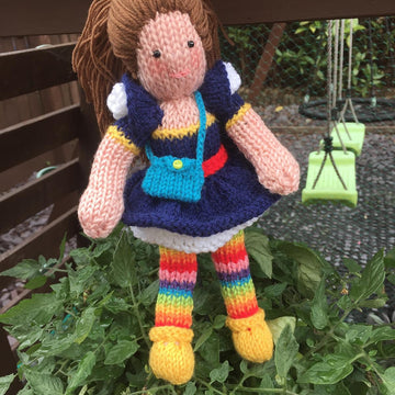 Rainbow star doll
