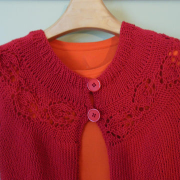 Leaf Me Alone, I'm Knitting Cardi Vest
