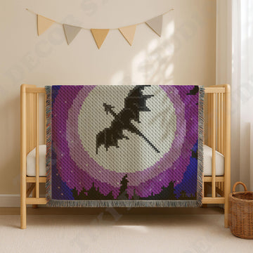 Fantasy Dragon Fly Moon Blanket House of Dragons Throw C2C CROCHET PATTERN