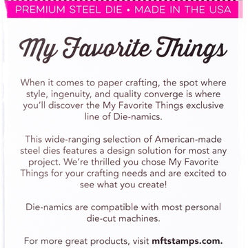My Favorite Things Die-namics Die - Tall Tag Duo