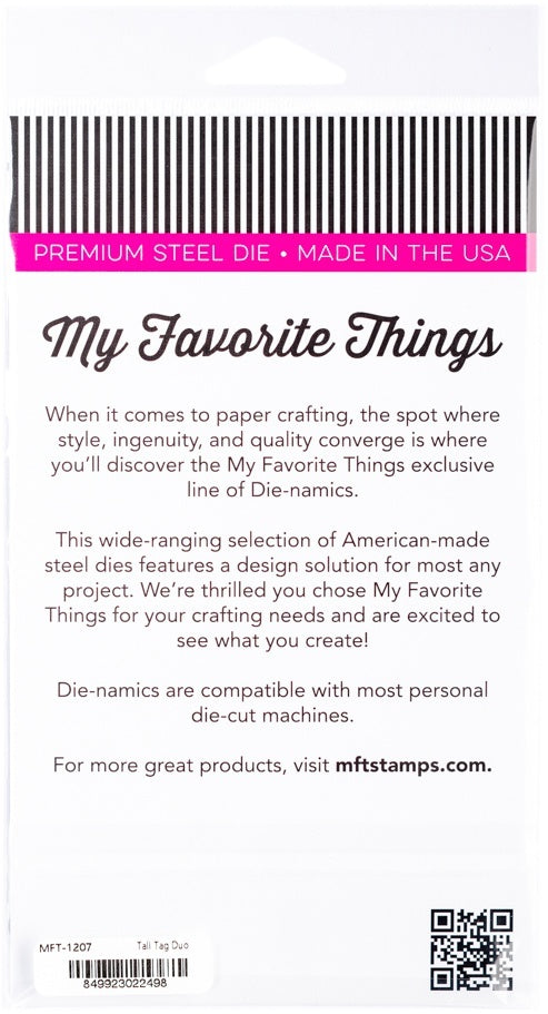 My Favorite Things Die-namics Die - Tall Tag Duo