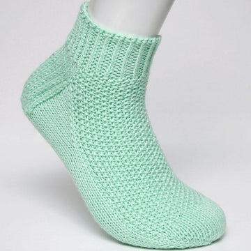 Green Apple Socks - Toe Up (DK)