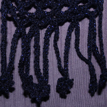 Midnight Sky Scarf and Fingerless Mittens