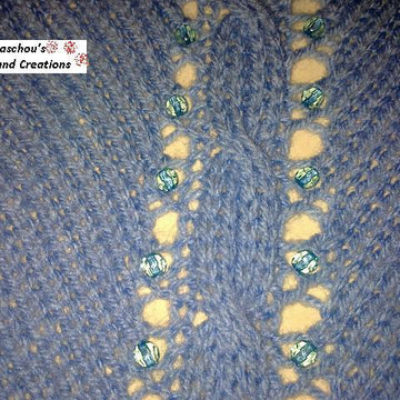 Whispering sea shawl