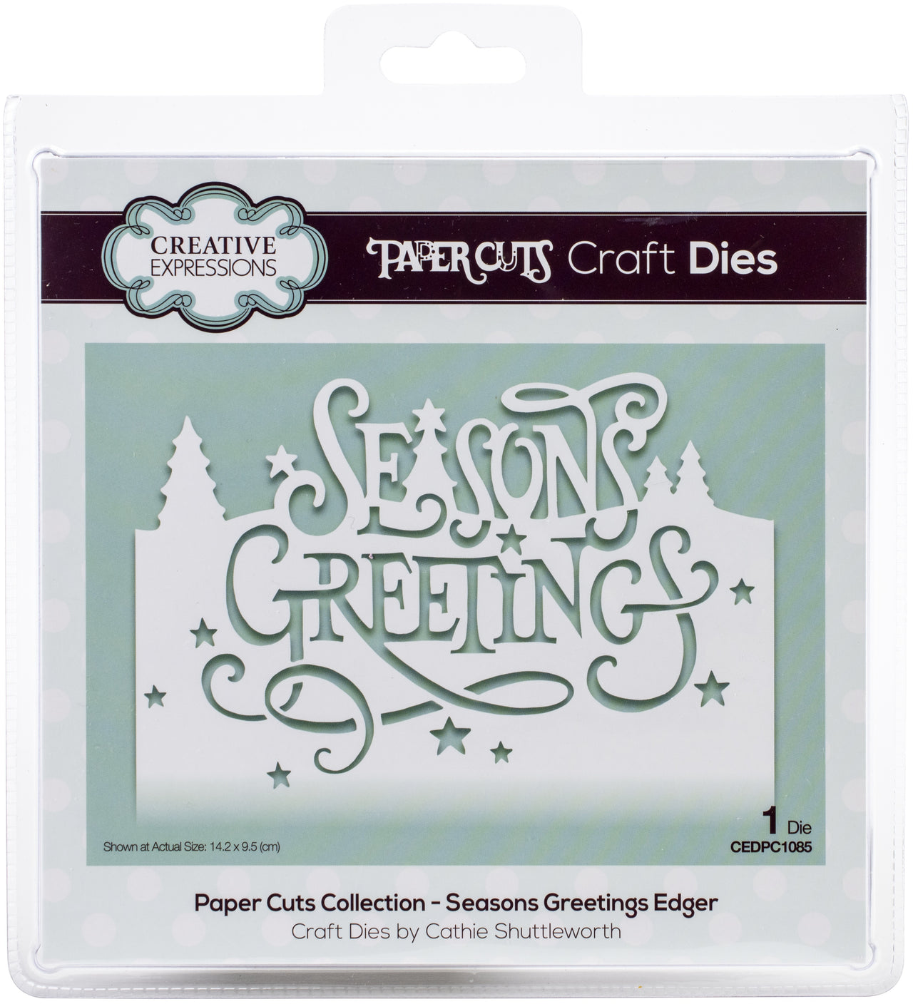 Creative Expressions Paper Cuts Craft Dies - Seasons Greetings