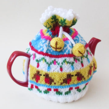 Fair Isle Jingle Bells Christmas Tea Cosy
