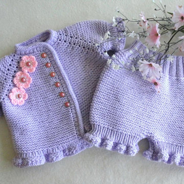 Knitting PATTERN Baby Pants and Baby Sweater