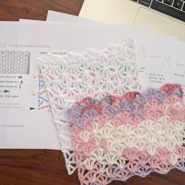 Crochet Lace Scarf/Wrap #101