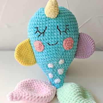Narwhal Comforter, Narwhal Lovey