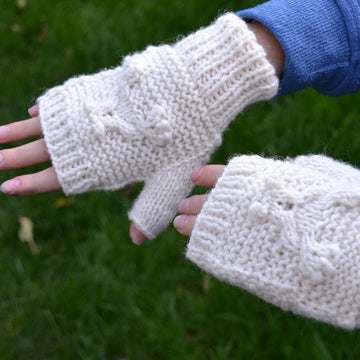Fingerless Frog Mittens