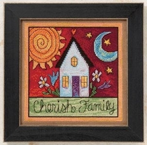 Mill Hill Cherish Family Cross Stitch Kit - 7.25in x 7.25in