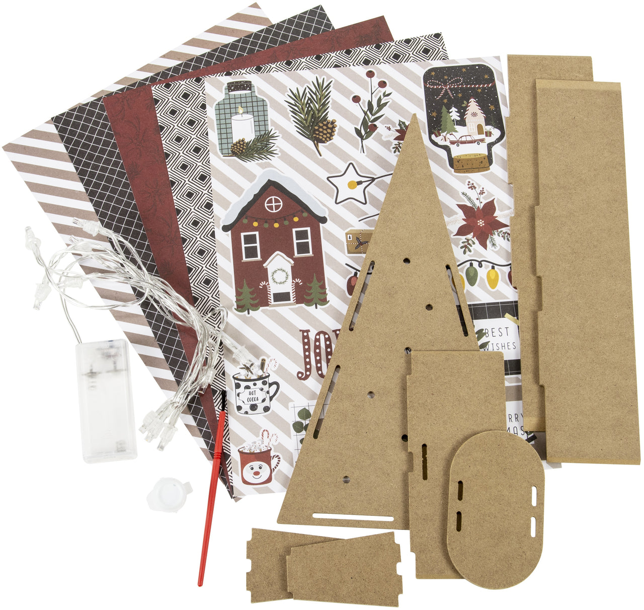 Studio Light Create Your Life MDF Christmas Set - 6.3"X13.75"