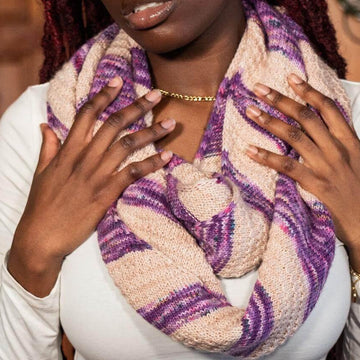 Bis-Bias Infinity Scarf