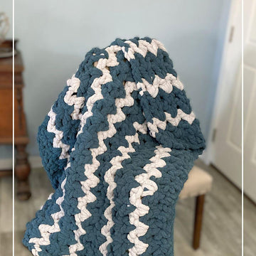 Blue Spruce Chunky Throw
