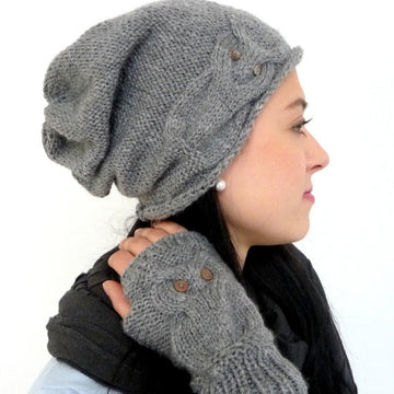 Knitting Pattern – Beanie „fancy owl“ – all sizes – No.102E