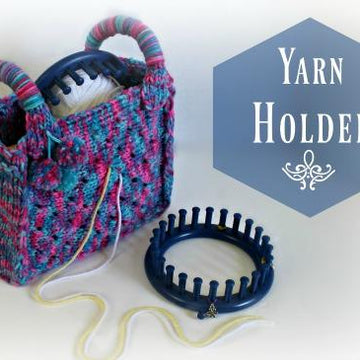 Loom Knitting Patterns Yarn Holder Bag Purse by Loomahat