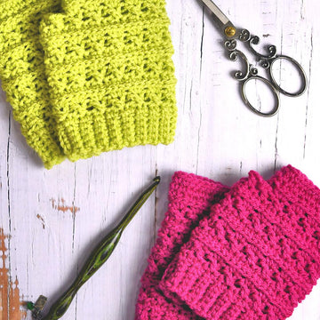 Sweet Pea Fingerless Mitts