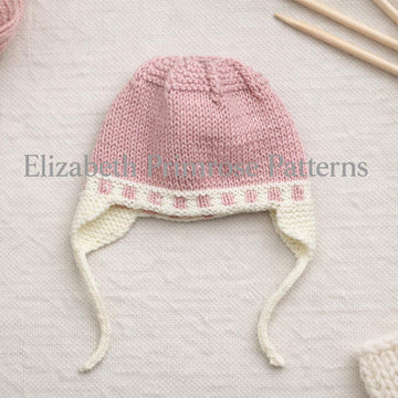 Little Blocks Doll Bodysuit & Hat DK Knitting Pattern P103 | Elizabeth Primrose Patterns
