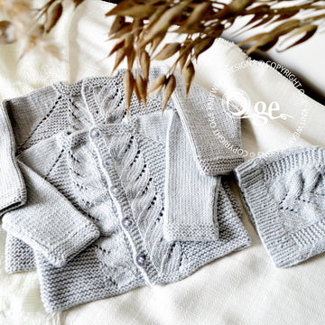 Aneby Cardigan and Hat - P263