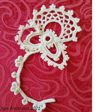 Antique flower crochet