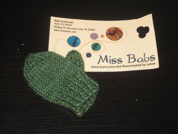 10 yards sample ~ Micro Mitten Ornament