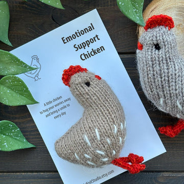 Knitted chicken