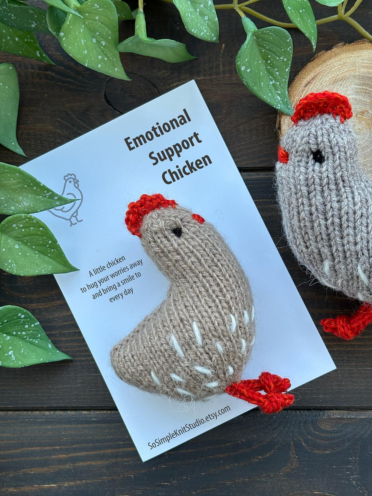 Knitted chicken