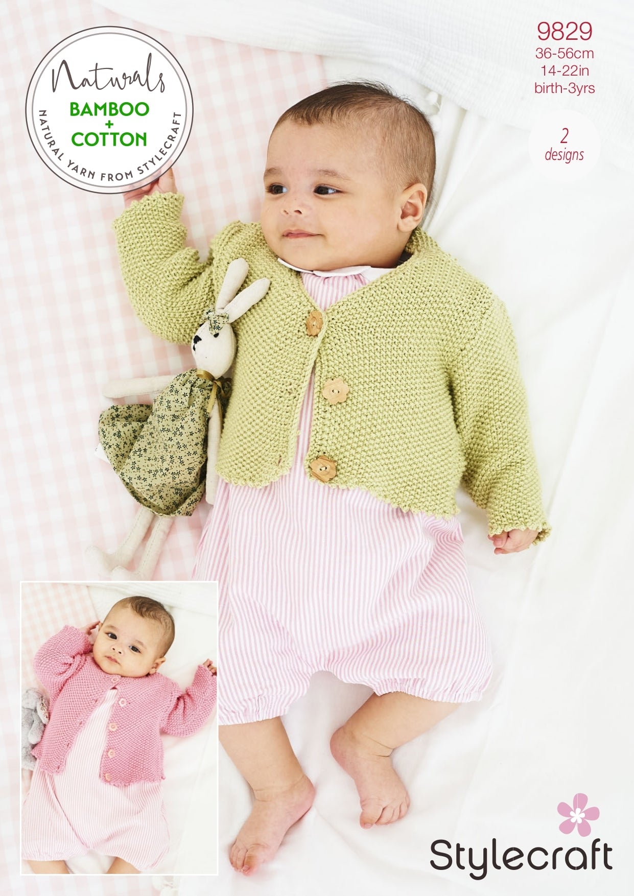 Cardigans in Stylecraft Naturals Bamboo & Cotton DK - 9829 - Downloadable PDF