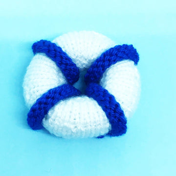 Nautical bunting and buoy