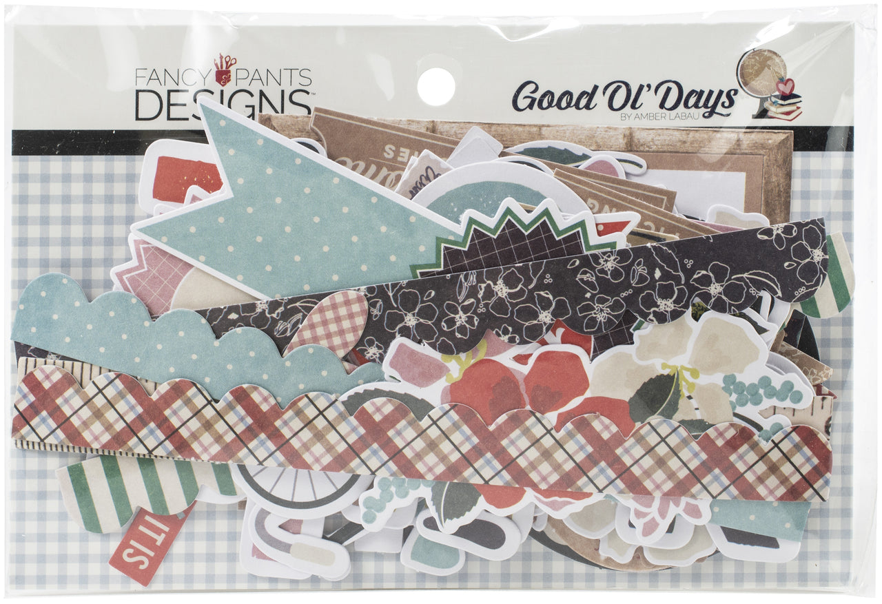 Foundations Decor Good Ol' Days Ephemera Cardstock Die-Cuts 67/Pkg - 605953