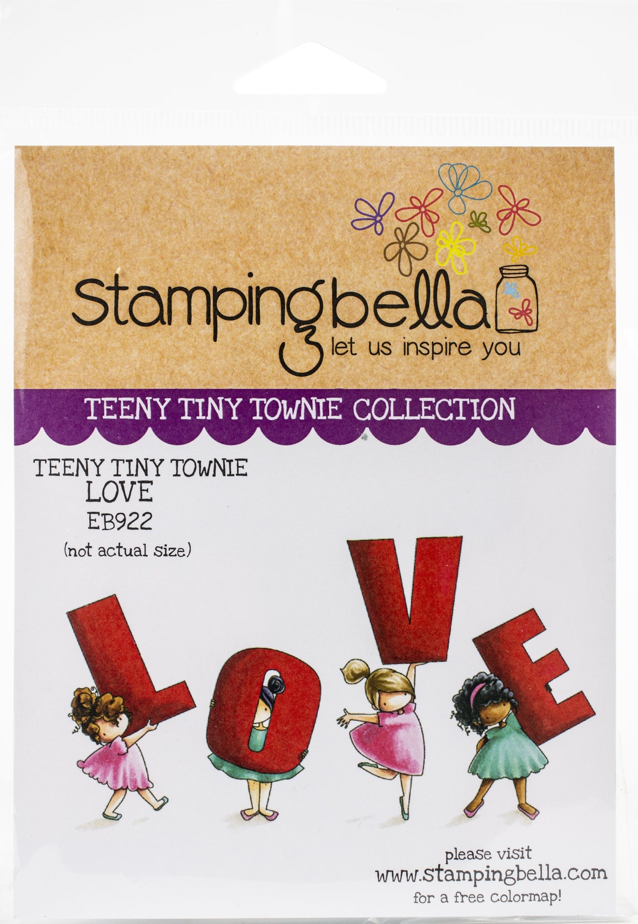 Stamping Bella Cling Stamps - Teeny Tiny Townie Love