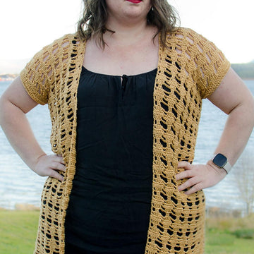 Hexagon Lace Cardigan