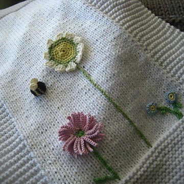 Spring Flowers Blanket and Cushion