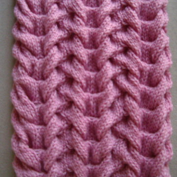 Savannah - cabled scarf and hat