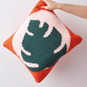 Green House Cushion in Rowan Pure Wool Superwash Worsted - ZB299-00005-FR - Downloadable PDF