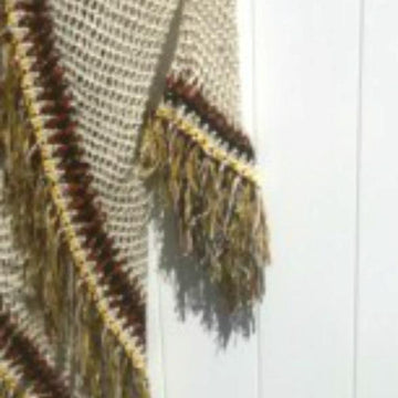 Native American Style Tribal Poncho with Sleeves